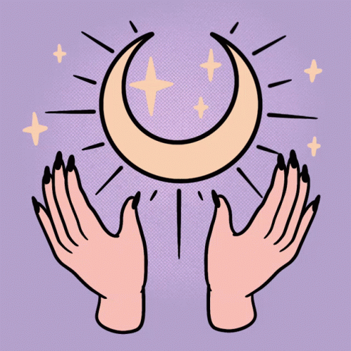 Chiaralbart Hands Up GIF - Chiaralbart Hands Up Moon GIFs