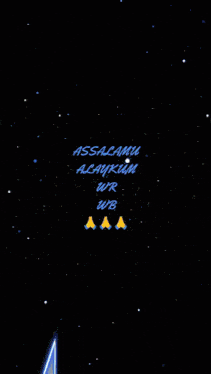 a picture of a woman with the words assalamualaikum wrwb on it