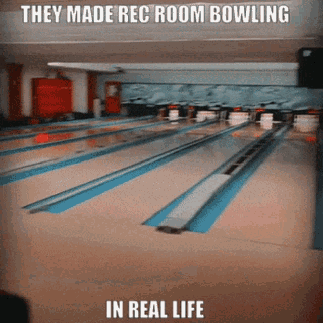 Rec Room Bowling GIF - Rec Room Bowling Strike GIFs