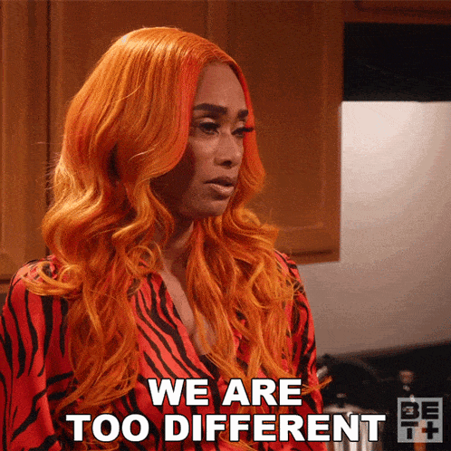 We Are Too Different Denise Ford GIF - We Are Too Different Denise Ford The Ms Pat Show GIFs