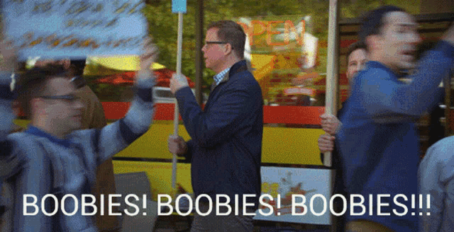 Protest Boobies GIF - Protest Boobies Tits GIFs
