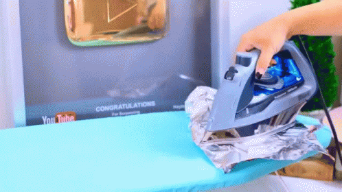 Life Hack Iron GIF - Life Hack Iron Grilled Cheese GIFs