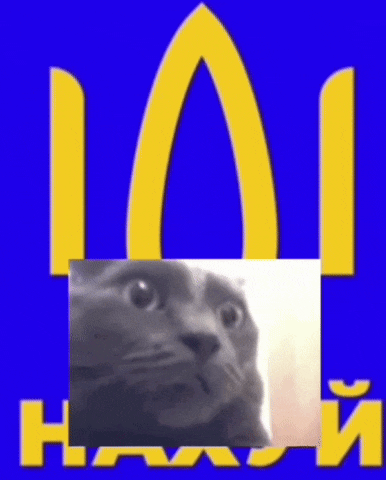 a mcdonald 's logo with a cat behind it