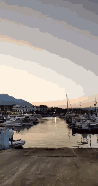 Sunset Boats GIF - Sunset Boats νέαμάκρη GIFs