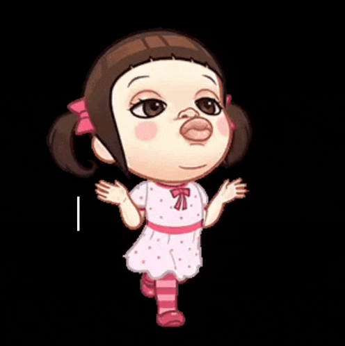 a cartoon of a little girl with the words " wuuuuaasikkk muuuach syg " on the bottom
