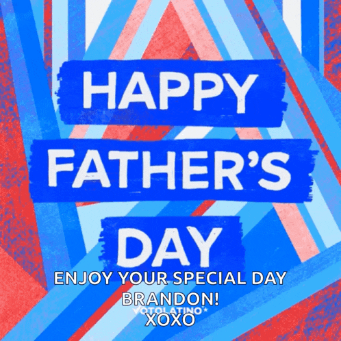a greeting card for father 's day that says happy father 's day