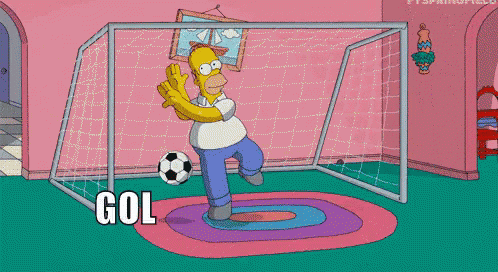 Cuando No Eres Capaz De Tapar Ni Un Gol GIF - Portero Futbol Homer Simpson GIFs