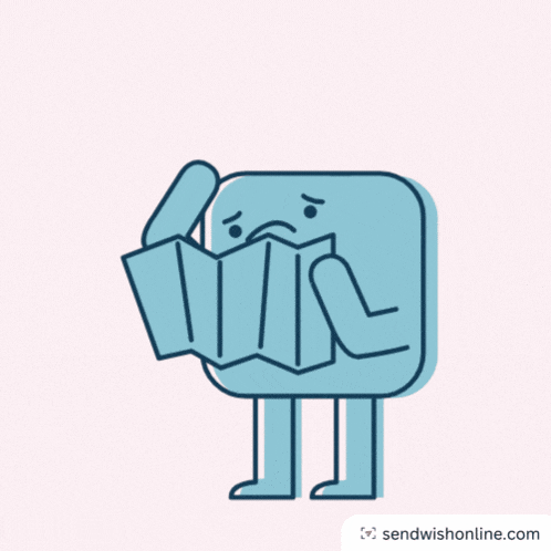 a cartoon drawing of a hand holding a piece of paper with the website sendwishonline.com below it