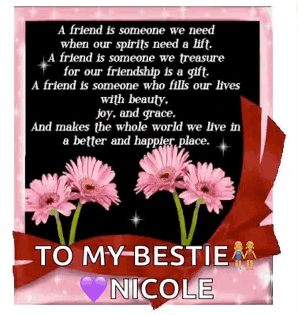 a friend is someone who fills our lives with beauty joy and grace