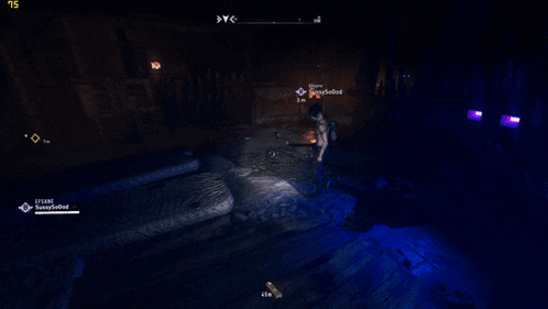 a screenshot of a video game shows a person named swayzegod