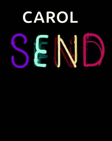 a neon sign that says carol xxx tee why tommy on it
