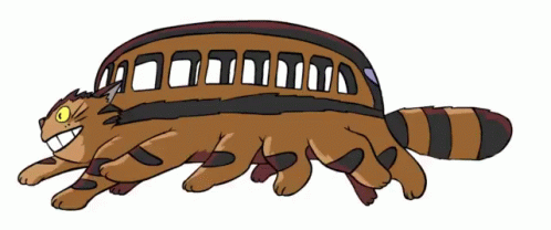 Cat Bus Totoro GIF - Bus Cat Bus Totoro GIFs