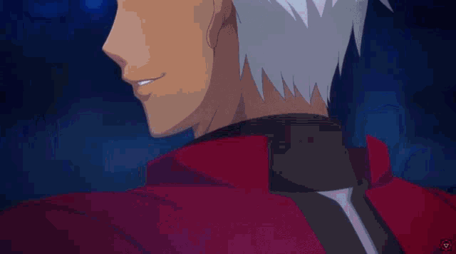 Archer Power Up Fate Stay Night GIF - Archer Power Up Fate Stay Night Smile GIFs