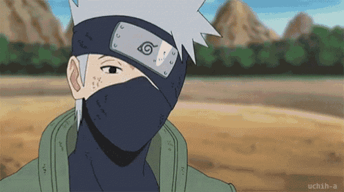 a cartoon character with a mask on his face and a headband on his head .
