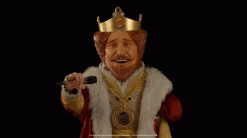 Burger King Mic Drop GIF - Burger King Mic Drop Smiling GIFs
