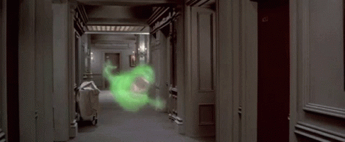 Slimer Ghostbusters GIF - Slimer Ghostbusters Scared GIFs