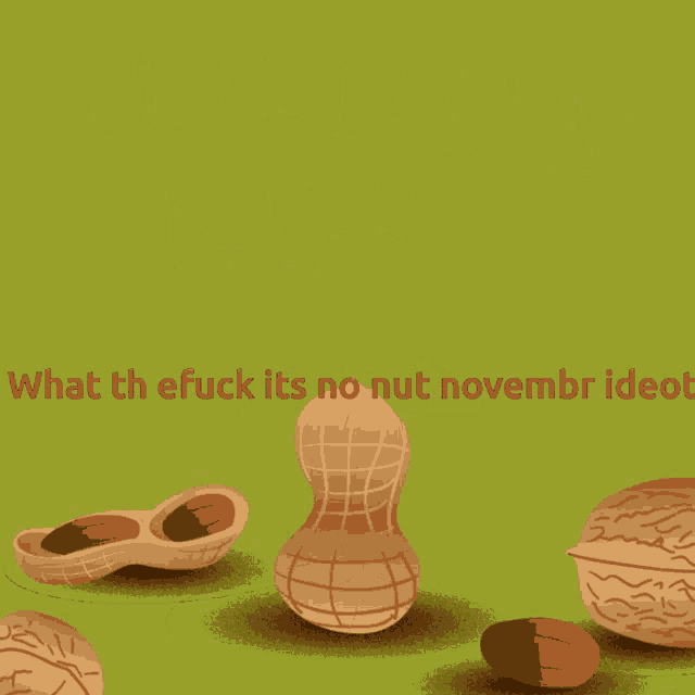 Nut November GIF - Nut November No Nut November GIFs
