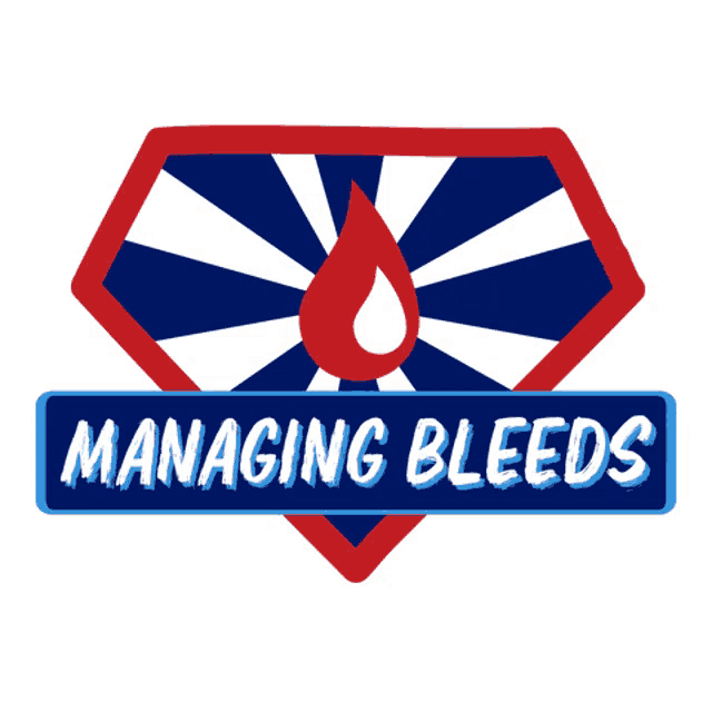 a logo that says mastering self-infusion with a drop of blood in the center