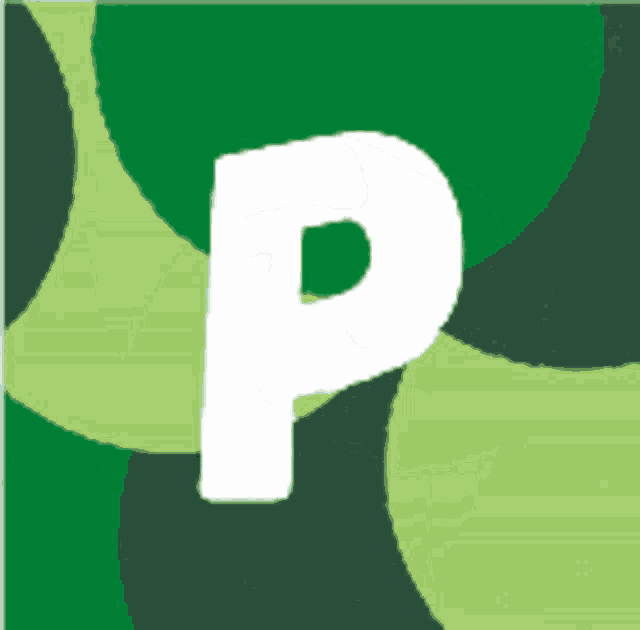 a green swirl with a white swirl in the middle