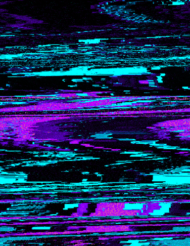 a purple and blue striped background with a few lines