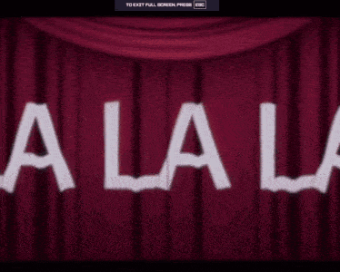 a screenshot of a video game with the words to exit full screen press esc at the top