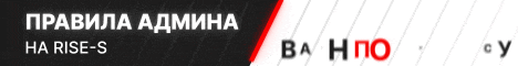 a black and white banner with russian text that says rise-s