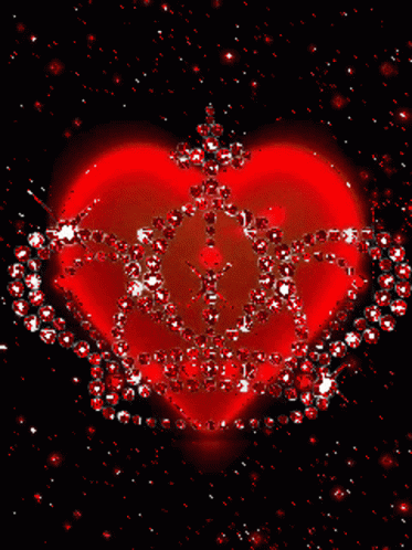 Heart Crown GIF - Heart Crown Red Heart GIFs