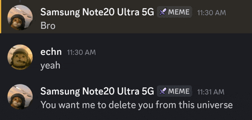a screenshot of a samsung note20 ultra 5g conversation
