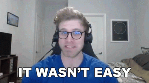It Wasnt Easy Dave Olson GIF