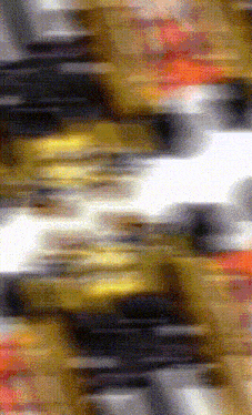 a blurry picture of a yellow and black colored background