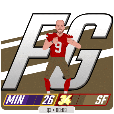 a cartoon of a football player with the number 9 on his shirt