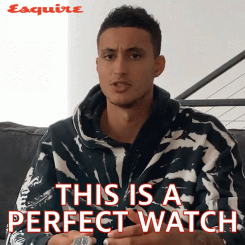 This Is A Perfect Watch Kyle Alexander Kuzma GIF - This Is A Perfect Watch Kyle Alexander Kuzma Esquire GIFs