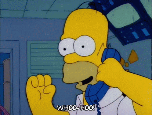 The Simpsons Homer Simpson GIF - The Simpsons Homer Simpson Happy GIFs