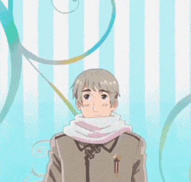 a man in a coat and scarf is giving a middle finger