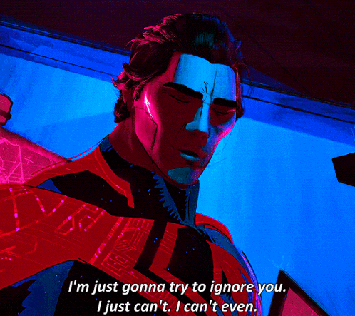 Spider Man Ignore You GIF - Spider Man Ignore You Miguel Ohara GIFs