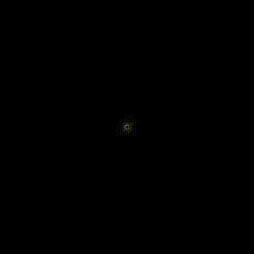 fireworks are exploding in the night sky with a black hole in the middle .