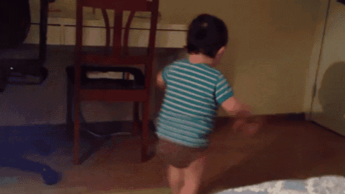 Who'S That Hunk Over There? GIF - Baby Dancing Shadow GIFs