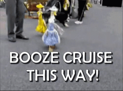 Booze Cruise Booze Cruise This Way GIF - Booze Cruise Booze Cruise This Way Come On Ladies GIFs