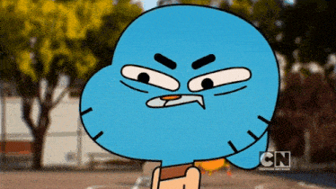 a cartoon character with a cn logo on the bottom of the screen