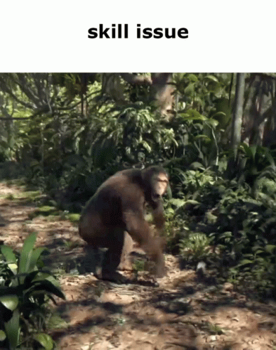 Monkey Coldplay GIF - Monkey Coldplay Skill Issue GIFs