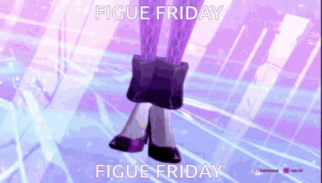 a purple background with the words " figue friday "