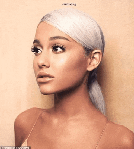 ariana grande is on the cover of republic records ' new album