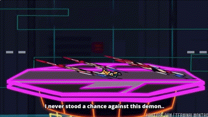 a group of mario characters are standing on top of a purple platform .