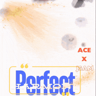 a poster for ace x jsam shows a woman in a bathtub