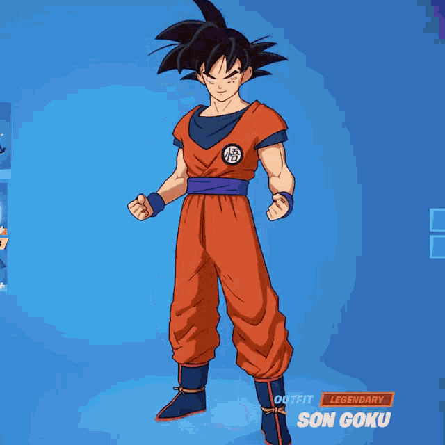 Goku Fortnite GIF - Goku Fortnite Goku Fortnite GIFs
