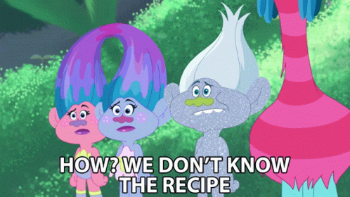 How We Dont Know The Recipe GIF - How We Dont Know The Recipe Guy Diamond GIFs