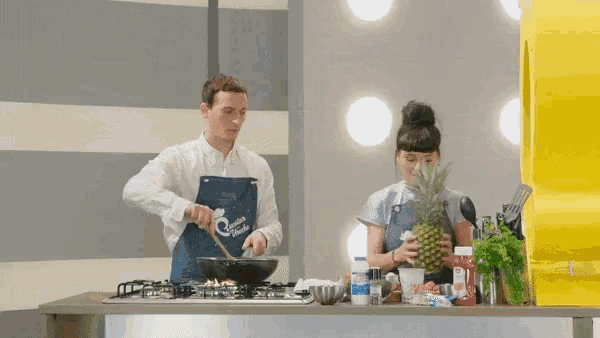 Irina Rimes Cooking GIF