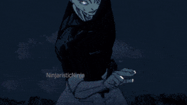 a red background with the words ninjaistic ninja on the bottom