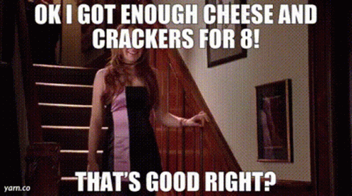 Meangirls Cheeseandcrackers GIF - Meangirls Cheeseandcrackers Meangirlsparty GIFs