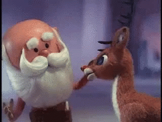 Rudolph And Santa GIF - Rudolph And Santa GIFs